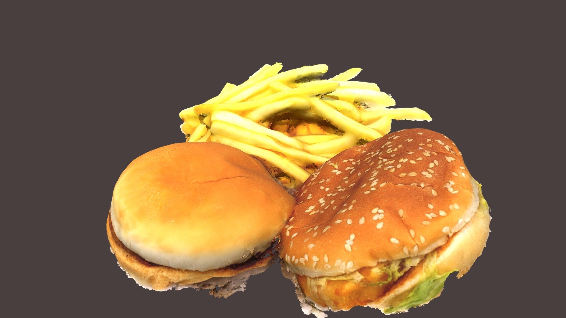 Burger 3D Scan