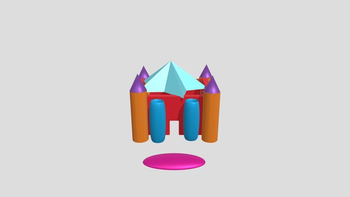 4º ano - O Castelo da Diyani e da Ana 3D Model