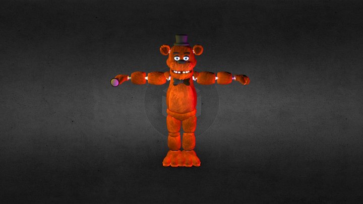 Fnaf ar fixed freddy textures 3D Model
