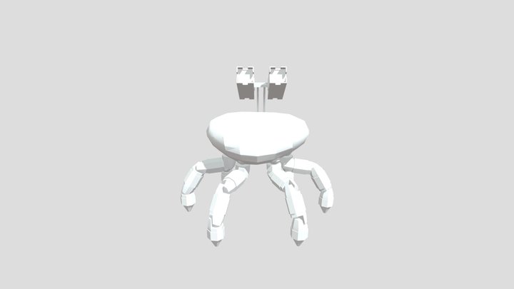 Crab Mech – Defensive Unit (Collapse State) 3D Model