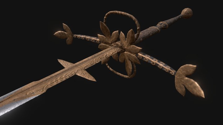 Zweihander Sword 3D Model
