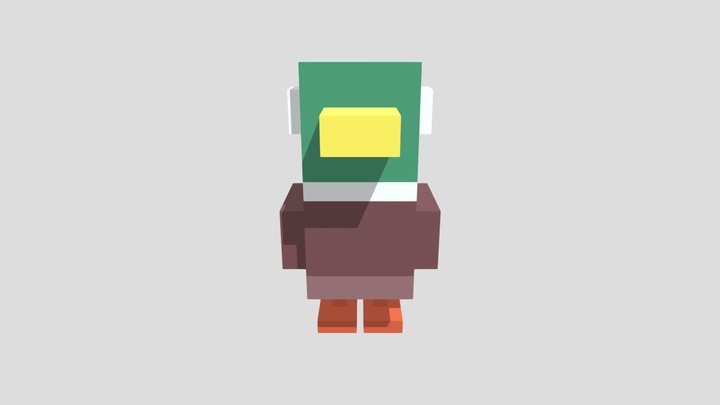 Mallard - Crossy Road 3D Model