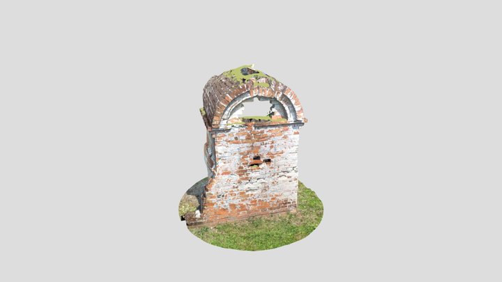 Ruins of the oldest public toilet in Kumamoto 3D Model