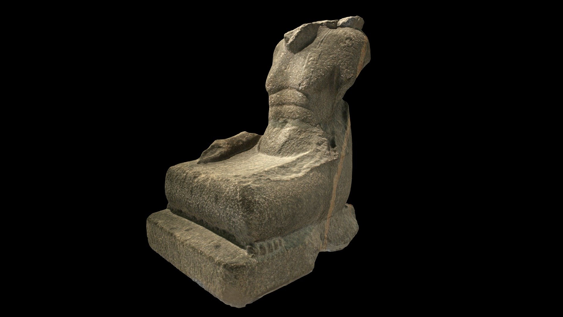 statue of seated scribe