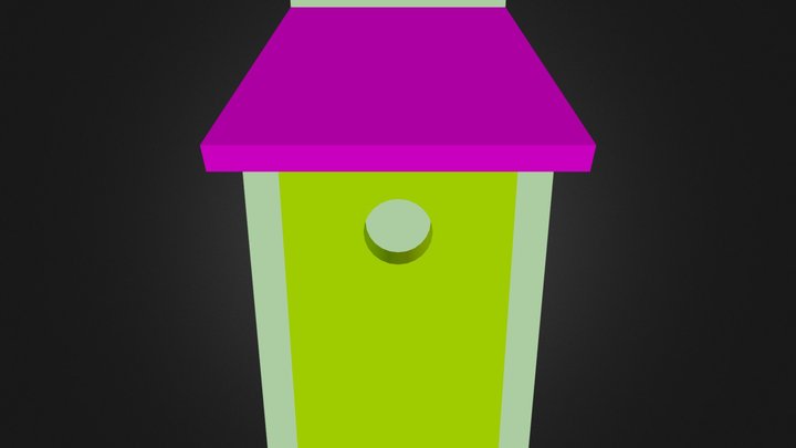 Aware Camp Birdhouse Lauren Roupe 3D Model