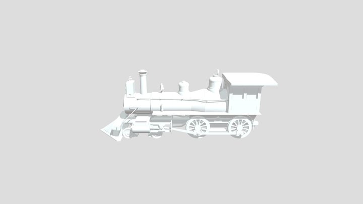 3D - Old Train 3D Model