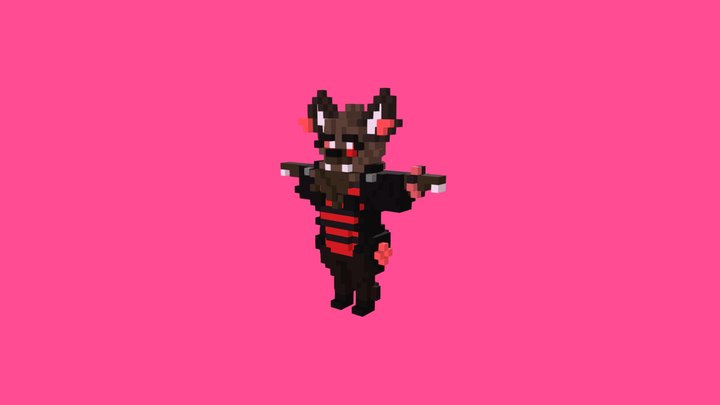 Eight bit foxy fnaf 2 minigame pixel art