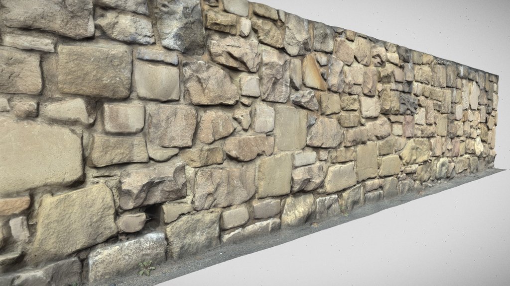 stone wall scan
