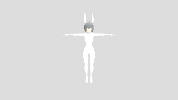 Anime Bunny Girl – Gratis 3D-model STL