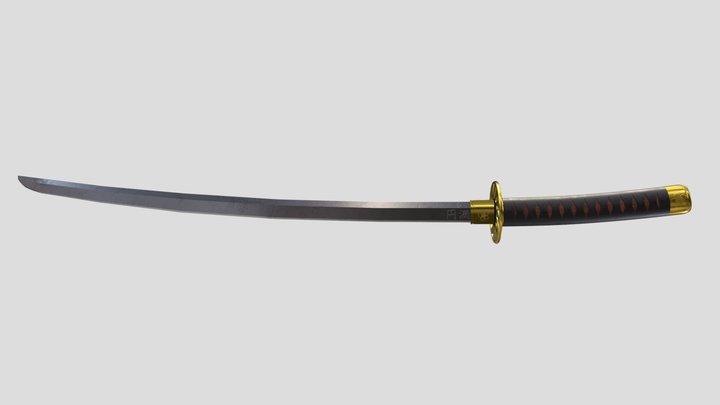Rising Sun Blade 3D Model