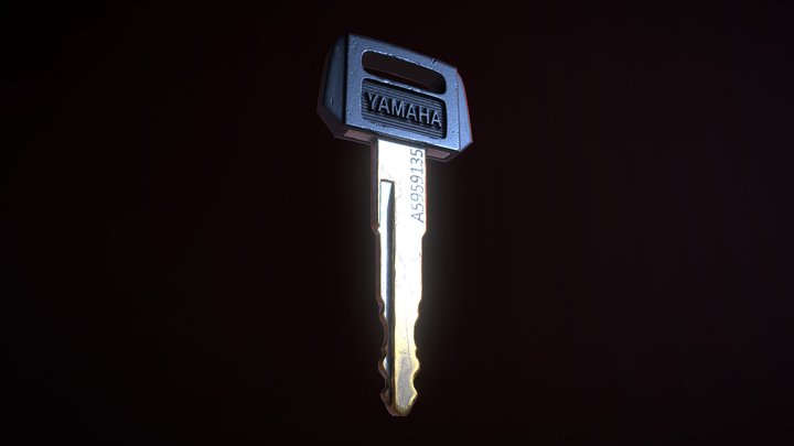 Motorbike key 3D Model