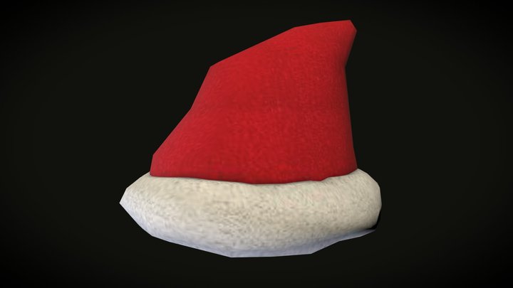 Low Poly Santa Hat