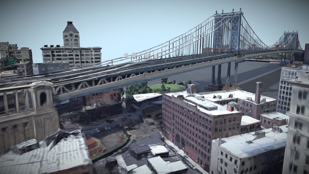 Manhattan Bridge, Brooklyn, New York, NY, USA