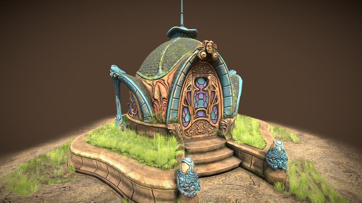 Fantasy Old Cabin 3D Model