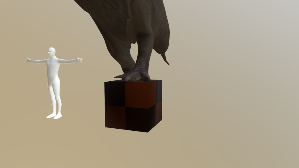 Tyrannosaurus Rex wip, paleop