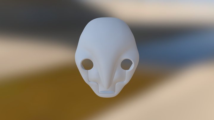 Owl Mascara 3D Model