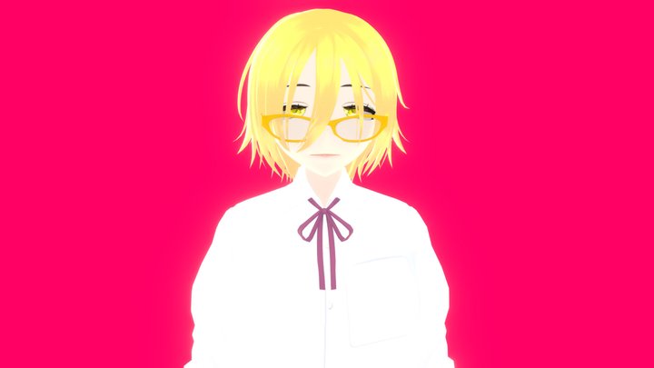 School Girl Izaki 3D Model