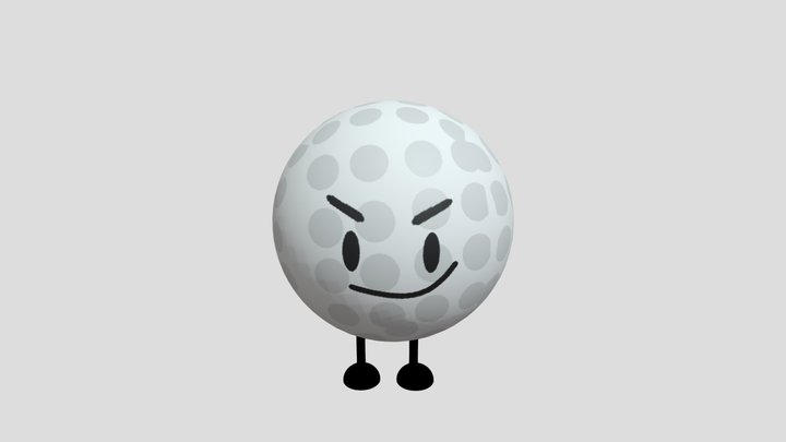 Golfball BFDI 3D Model