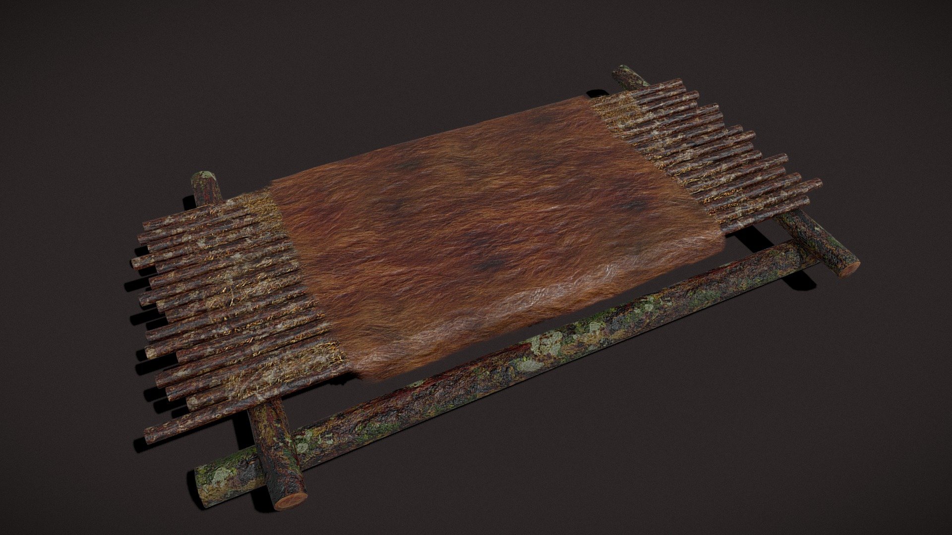 Medieval_Floor_Bed Buy Royalty Free 3D model by GetDeadEntertainment