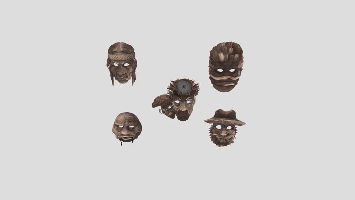 inscryption masks 3D Model