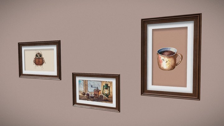 Wall Pictures 3D Model