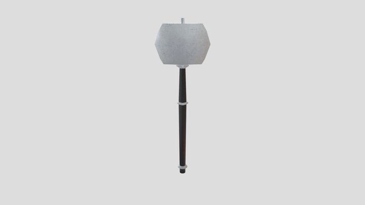 Black Silence Mallet 3D Model