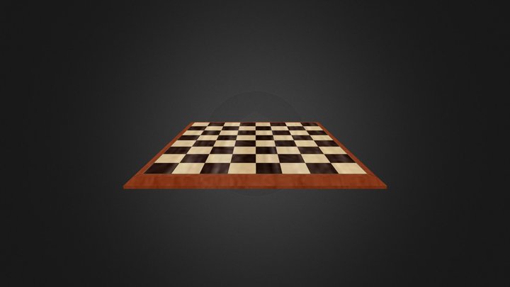 chess board 3D Model