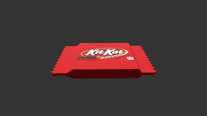 Kit Kat Maya 3D Model