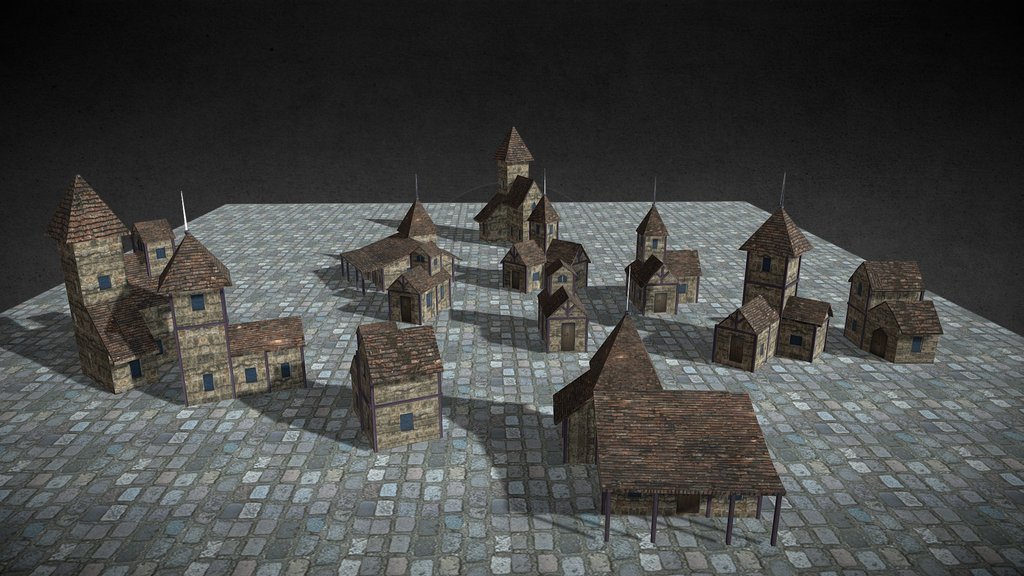 Houses Blender