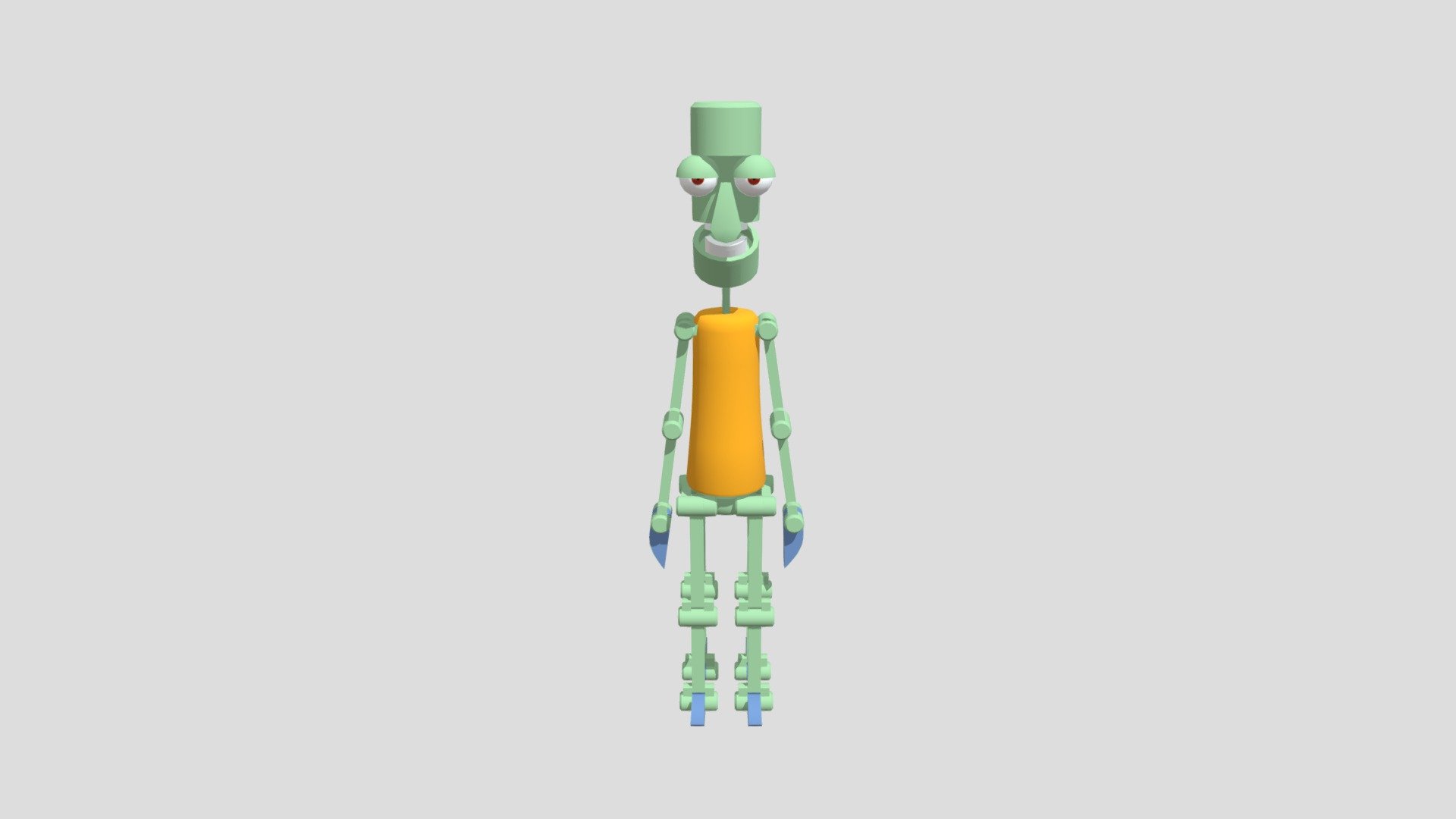 Squidward - Download Free 3D model by NachiG [70195b2] - Sketchfab