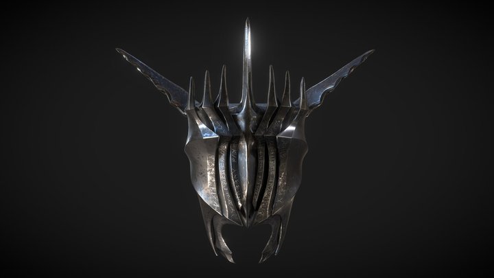 Mouth of sauron helmet 3D Model