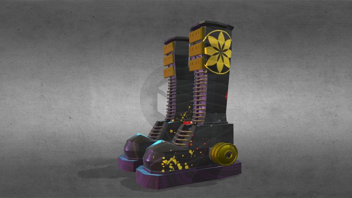 Rock Boot 3D Model