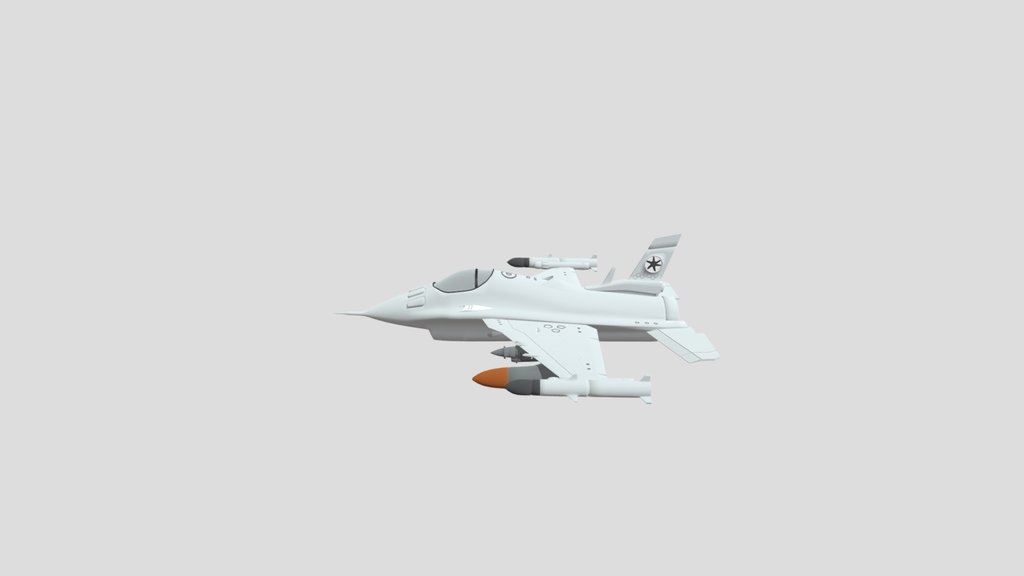 War Jet Mini Size With Weapon