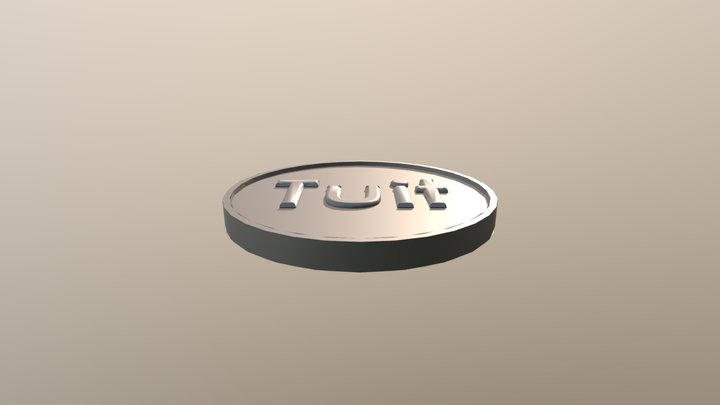 Round Tuit Rev 1 3D Model