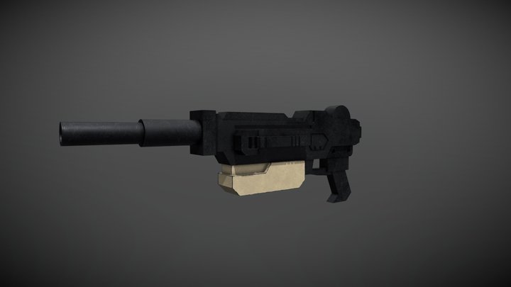100mm MachineGun [WIP] 3D Model