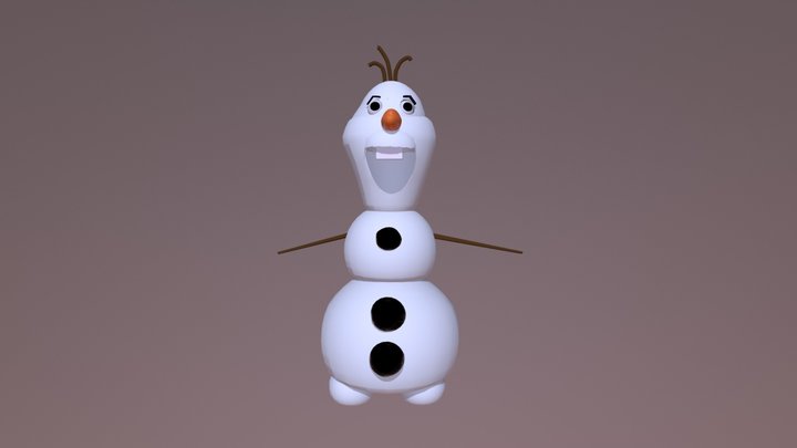 Assignment 11 Olaf 3D Model