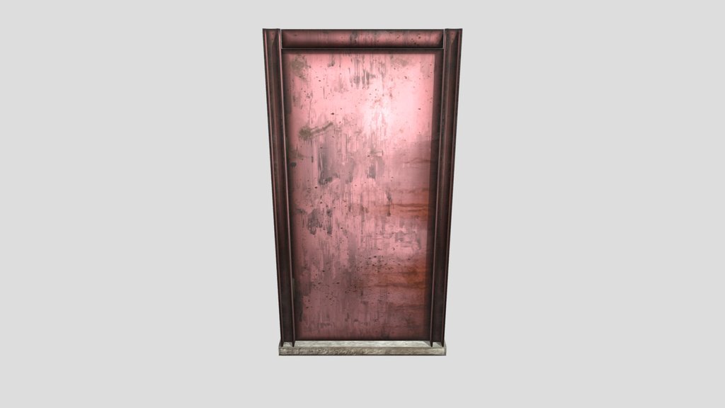 Metal Door Red Rust