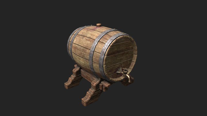 barrel 3D Model