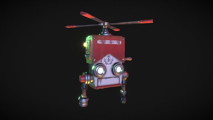 2DAE - Game Art 2 - RoBuddy: MarlBot 3D Model