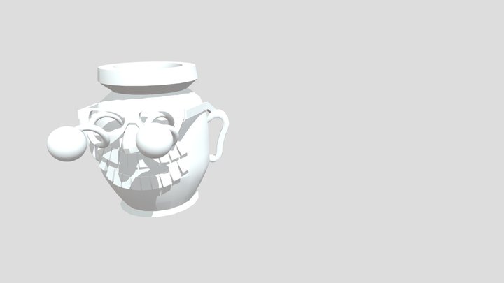 Vase #1 Head Vase 3D Model