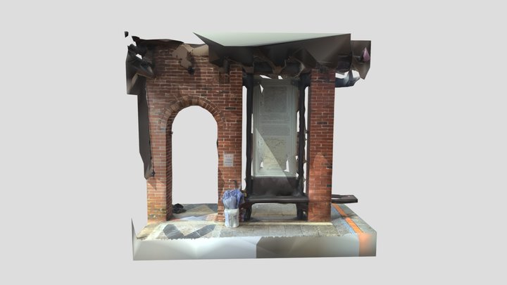 亭子 3D Model