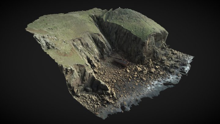 MV RMS Mulheim Shipwreck - Lands' End, Cornwall 3D Model