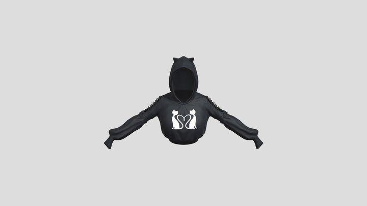 Cat Sweatshirt 3D Model