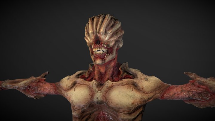Zombie - DOOM : The Dark Ages - Rigged