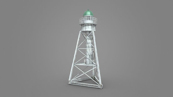Metal Lighthouse 3D Model