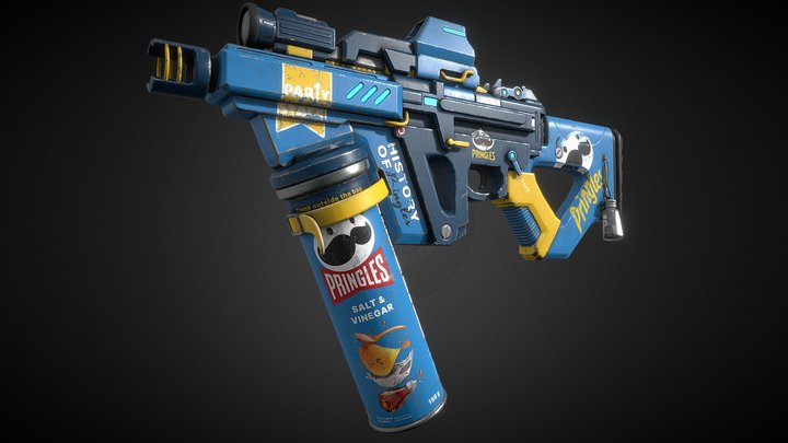 Salty Snack | Firearm | Game Ready 3D Model