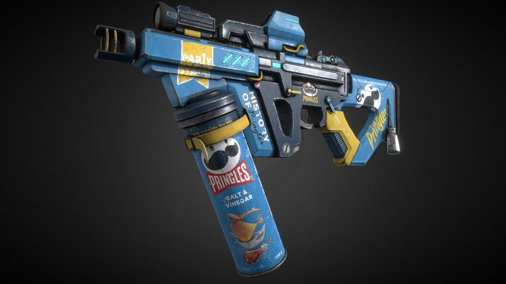 Salty Snack | Firearm | Game Ready 3D Model