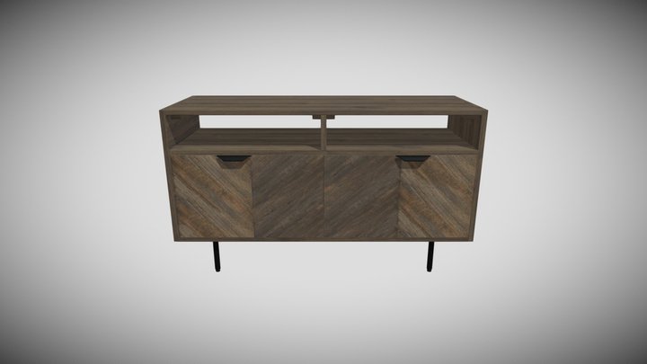 Media Console 3D Model