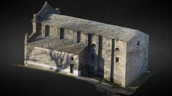 3D église de Scolca 3D Model