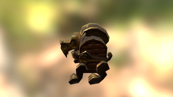 Golem Chest 3D Model